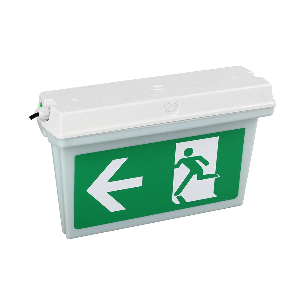 Wall Mounted Running Man Rechargeable Emergency Exit Sign Single/double Face Emergency Led Exit Sign