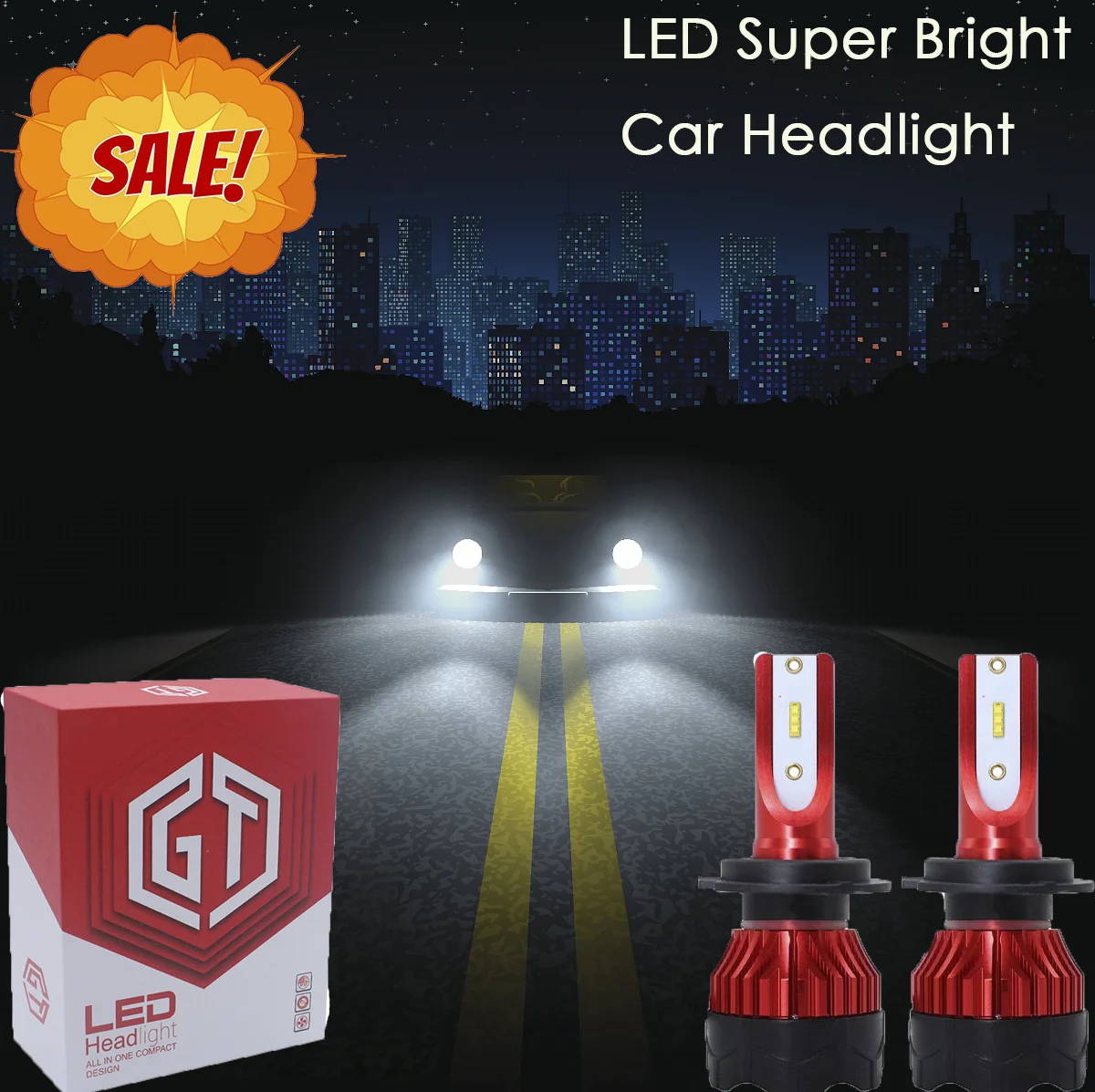 Высокая мощность мини csp Светодиодная лампа для фар 12 В 9006 лм 9005 h11 led zes h7 K5 светодиодная фара