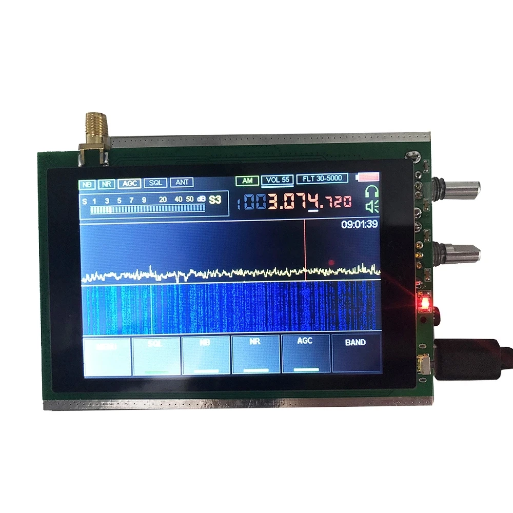 50 кГц-200 МГц Малахитовый SDR радио Malahit DSP 3 5 дюймов сенсорный экран scsreen ветронепроницаемый трансивер приемник STM32H742 без