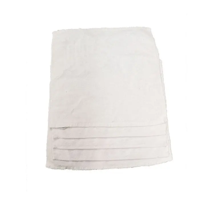 Recycle Hotel White Towels Clean Machine Clean Oil Or Water Industrial Cotton Wiping Rags