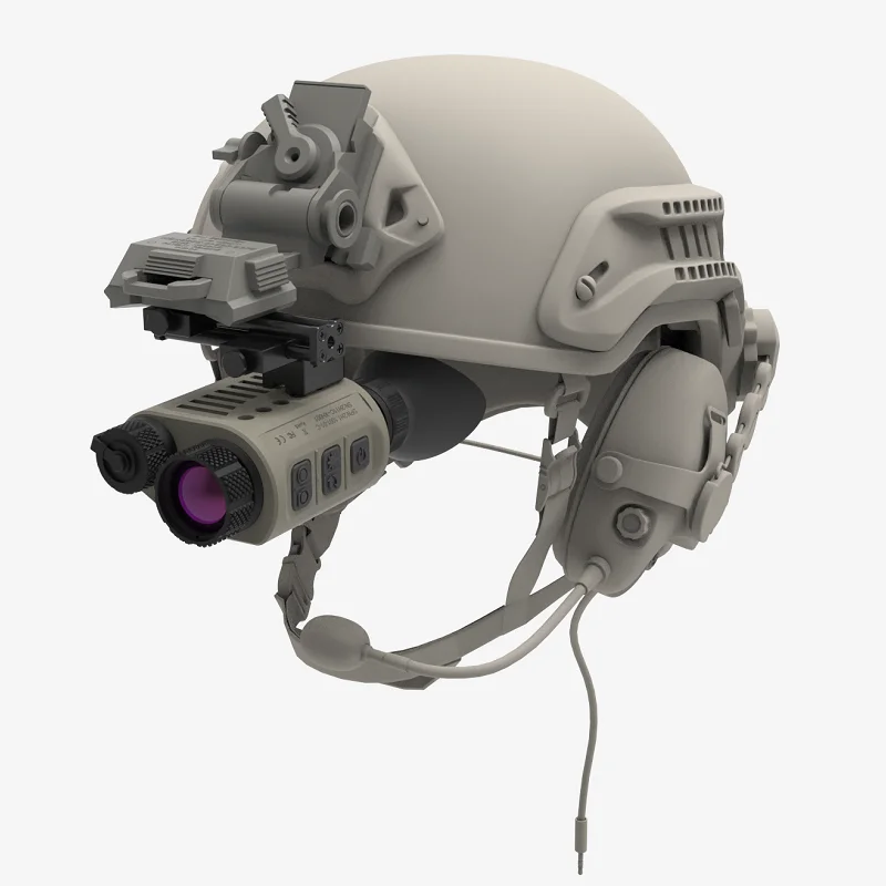 new 12UM 27MM 384x288 2550m range thermal imager monocular handheld head-mount clip on night vision scope for hunting