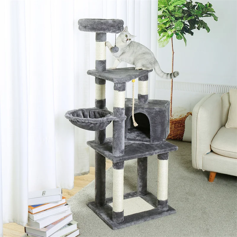 Multi-level Cat Tree Condo Tower Sisal Scratching Post