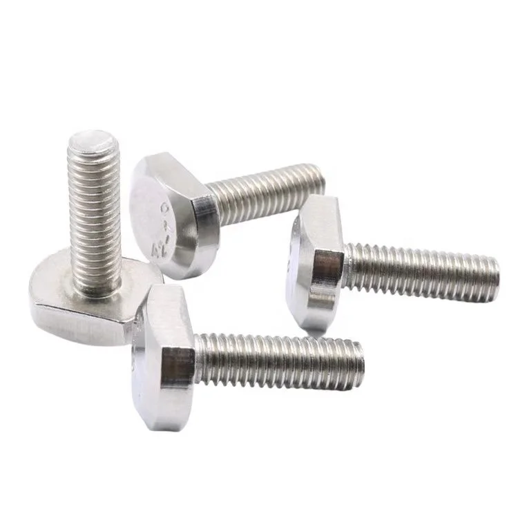 Hot Selling Hardware tools Bolts And Nuts gb/t 37 A2-70 Stainless Steel 304 T Slot Bolts GB37