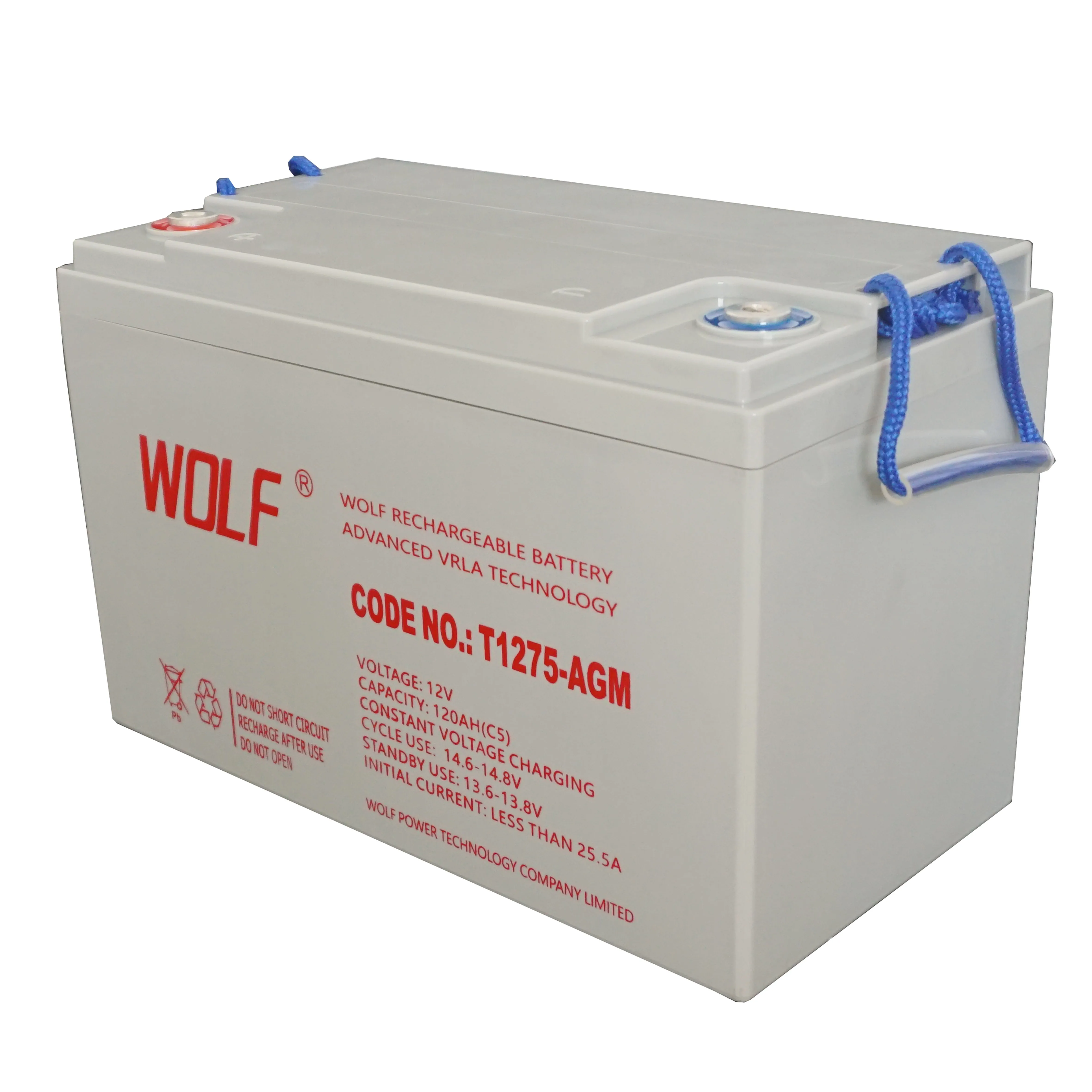 12V 150ah T1275 Deep Cycle Agm Battery for Golf Cart