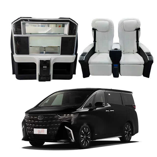 Alphard Vellfire vto V250 V260 w447 авиационное сиденье ТВ бизнес-автомобиль 7-местный-4-местный перегородка детали для модификации интерьера