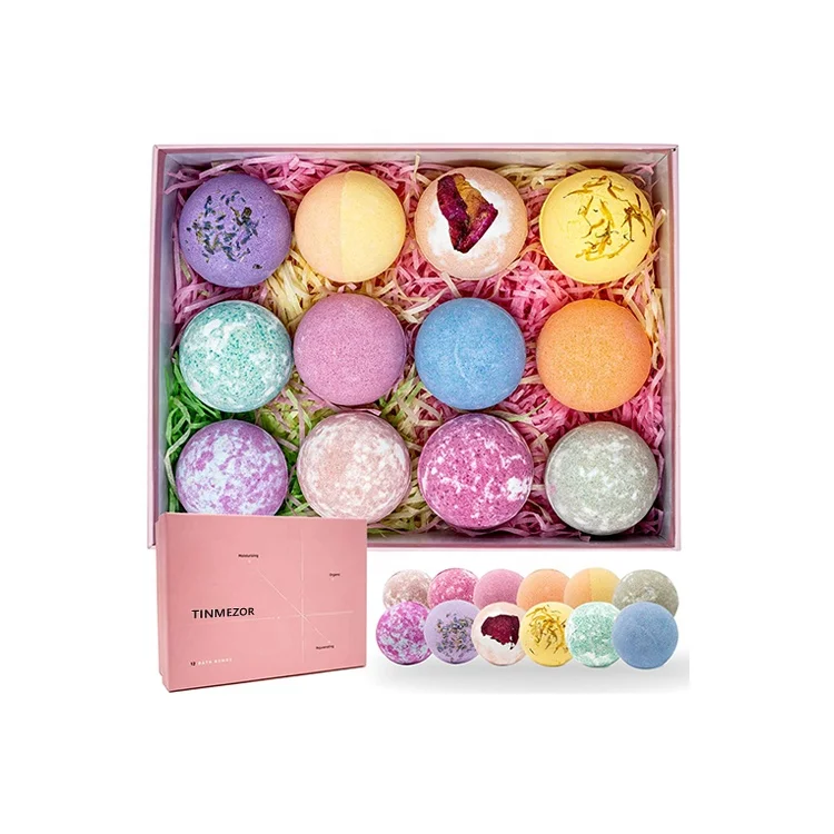 beauty colorful explosive bath salt natural loofah sponge shower rub healthy massage brush bath bomb press machine ball