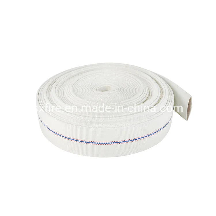 20M 25M 30M Wholesale Pvc Hose Pipe High Pressure Durable Rubber Lined Canvas Fire Hose