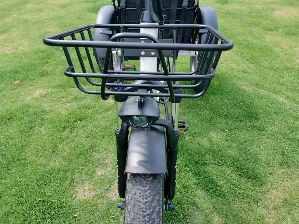 48V18.2AH Large capacity battery 3 wheel electric bicycle three wheel electric tricycle enduro electric bicycle