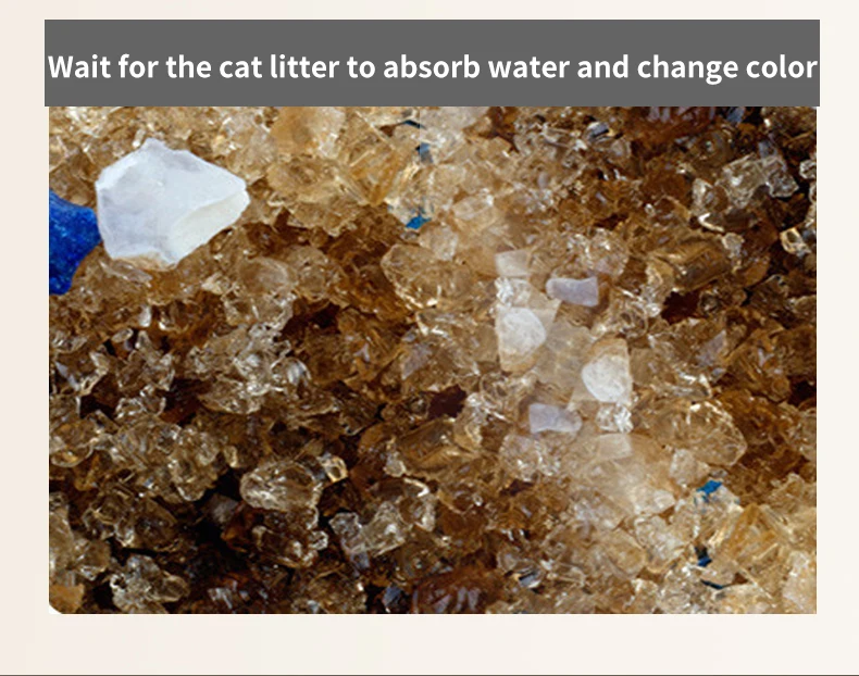  Natural Crystal cat Litter 3.8L Pearl Sand Good adsorbabilit silica gel litter Arena de