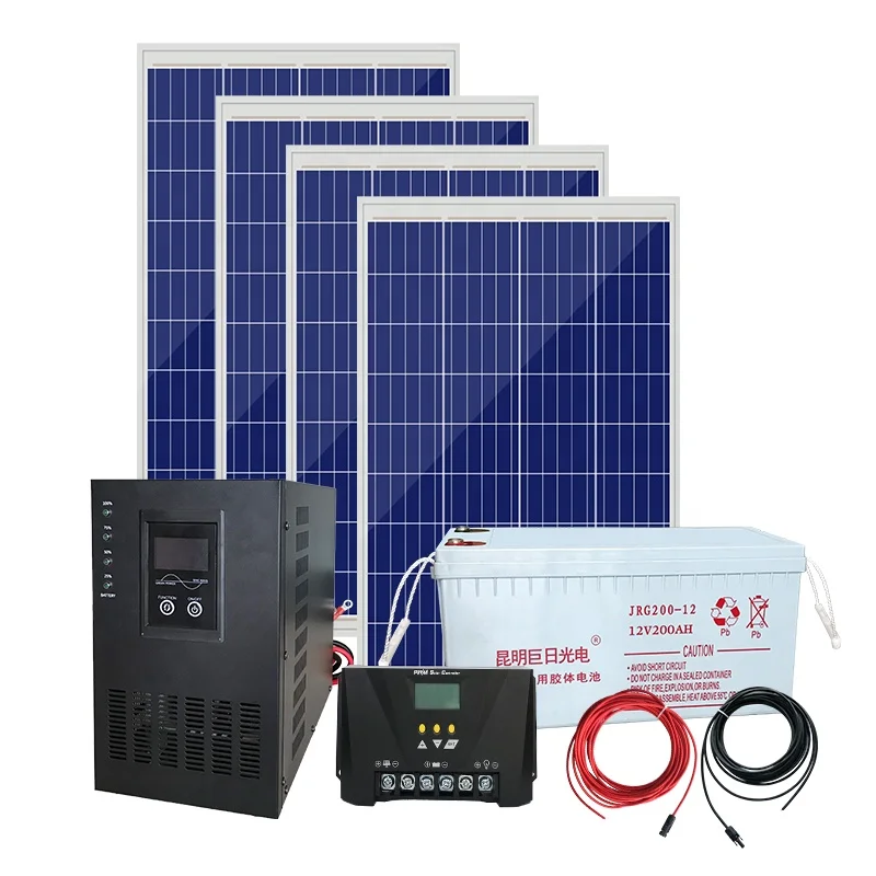Home Use 24V 30W Photovaltic System Solar Power Energy System Kit For Monitoring Power Supply