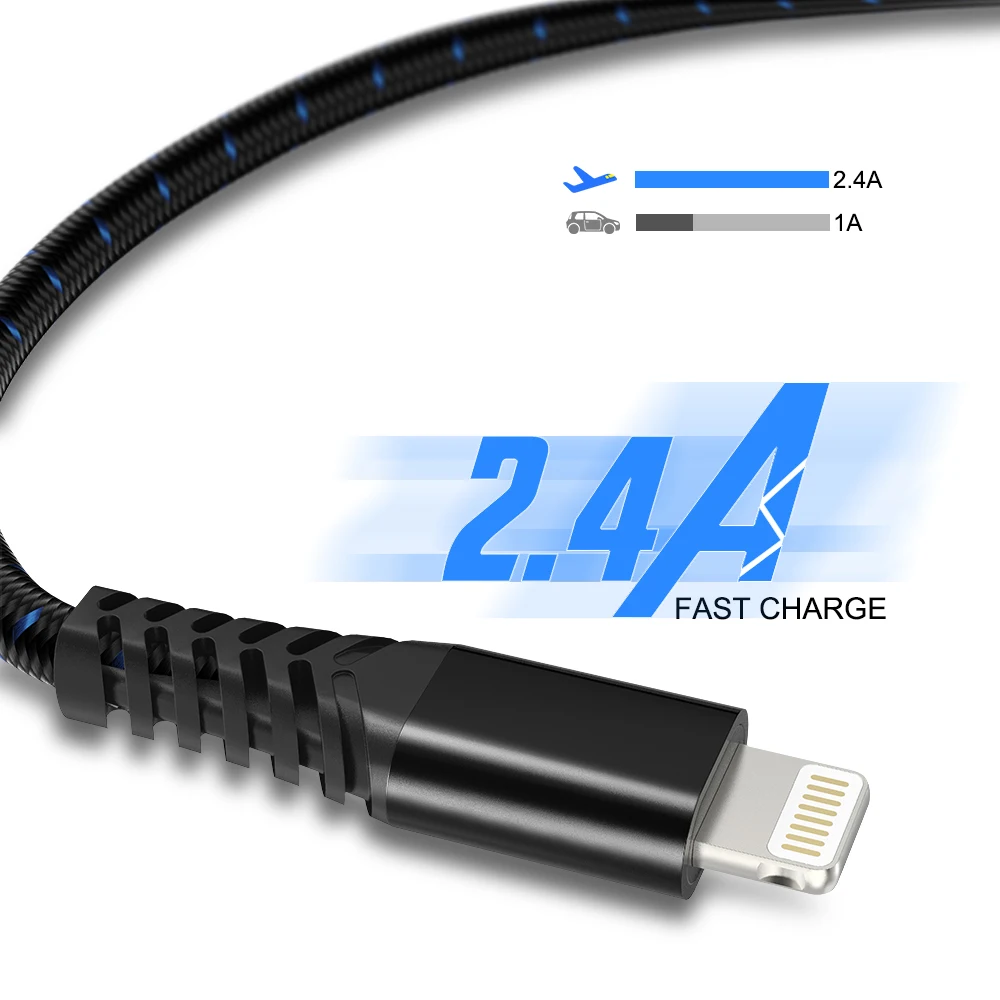 Mfi Lilghtning Cable Braided For Foxconn Cable Mfi Magnetic Cable