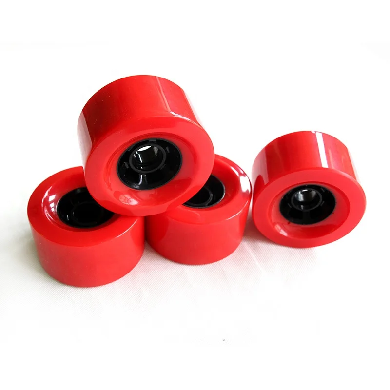 Blank 90*52mm Size 80% Rebound 78A Hardness Longboard Wheels