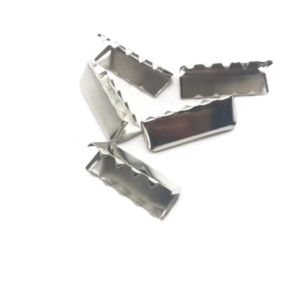 25mmMultifunction High Quality Webbing Metal Tail Clip  Tooth tail clamp    Metal tail clip