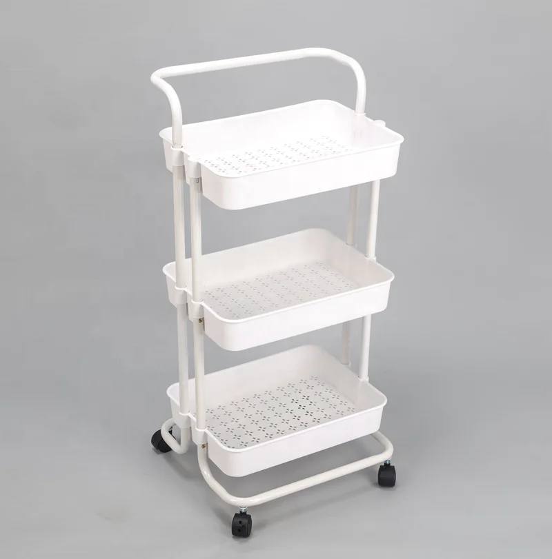 Water Proof Plastic Corner Storage Shelf in Kitchen Bathroom Living Room