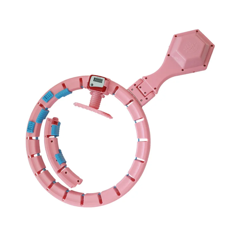 
Hula hoops counter digital sport waist massage fitness weighted smart hula ring 