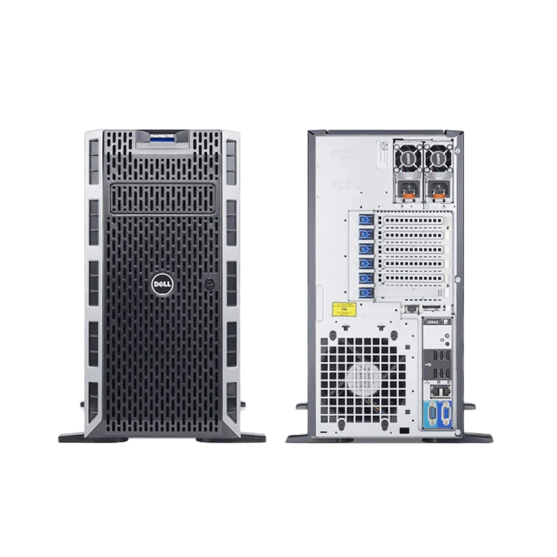 For Dell T420 Xeon Bronze E52450*2 CPU Dual-way Tower Server ERP Database Storage Shared Used Computer Mainframe 3.5 Inches