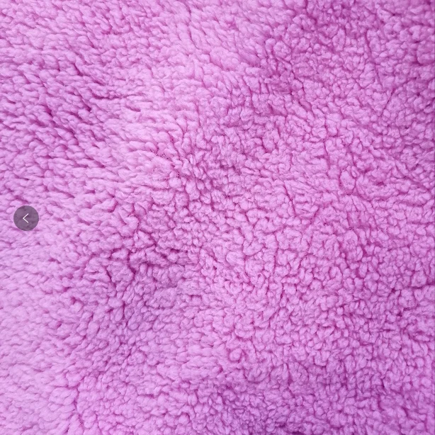 
2021 China hot selling custom knitted warm soft velvet flocking polyester fabric for coat 