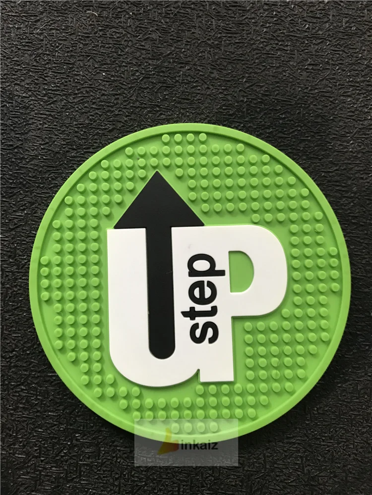 
2020 New product factory custom desk cup coaster wholesale rubber soft pvc silicone cup coaster 