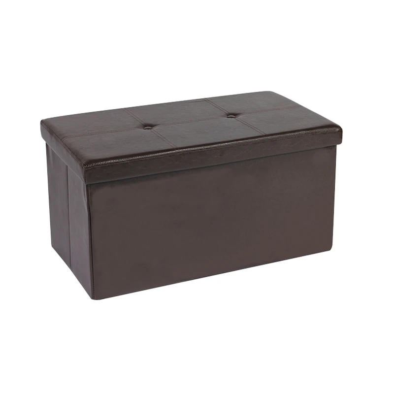 Бейли PU Складная Скамья для хранения Османской для гостиной/мебель для спальни