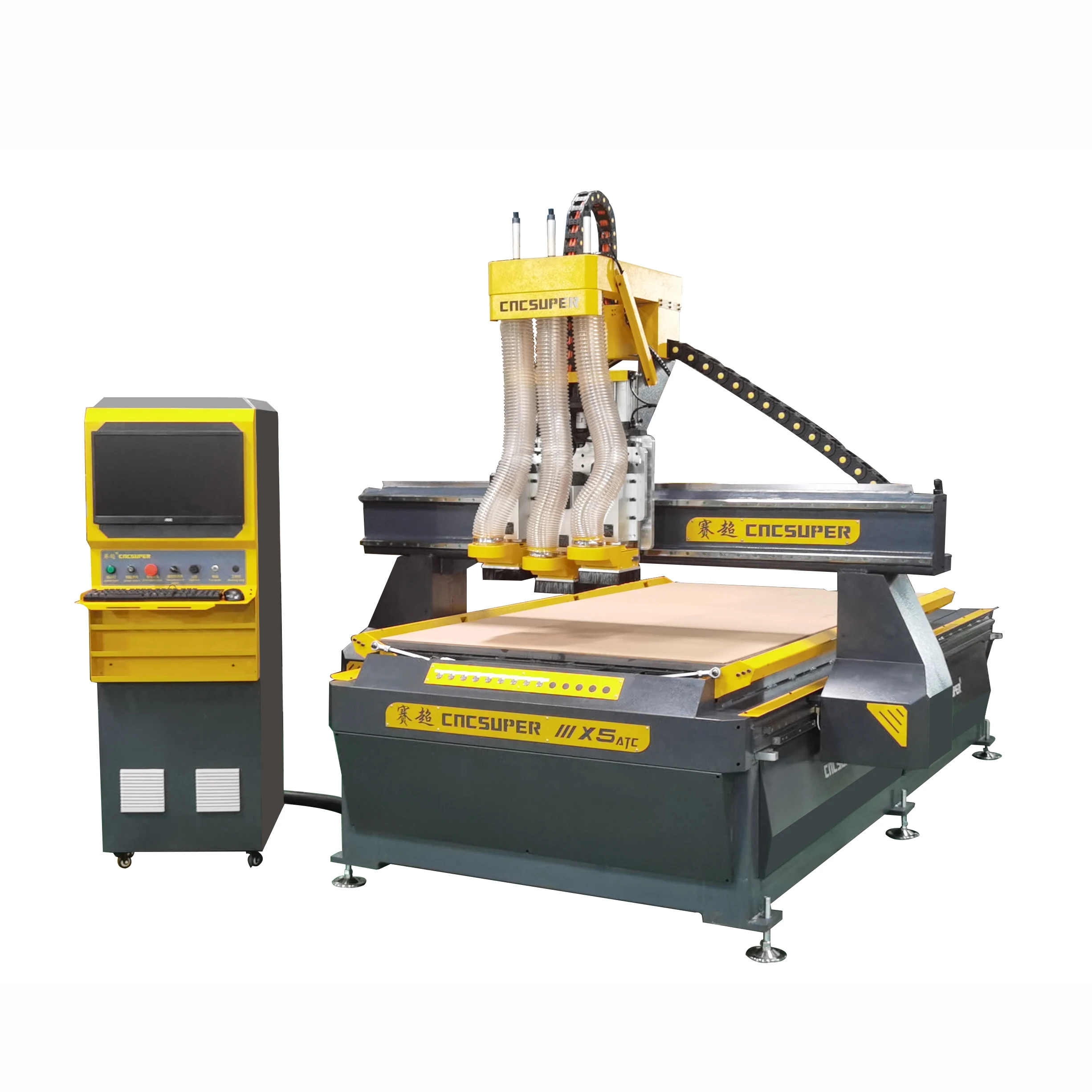 1325 Multi Spindles Processing Automatic Change Tool Wood Working Carving Panel Kitchen Cabinet Making Machines Atc Cnc Router