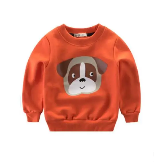 Осень 2019, детская одежда, детский флисовый свитер с мультяшным принтом, блузка с длинными рукавами для маленьких девочек