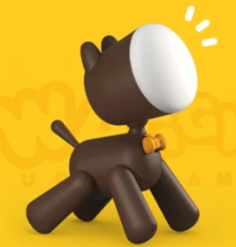 
novelty design puppy desk lamp new 