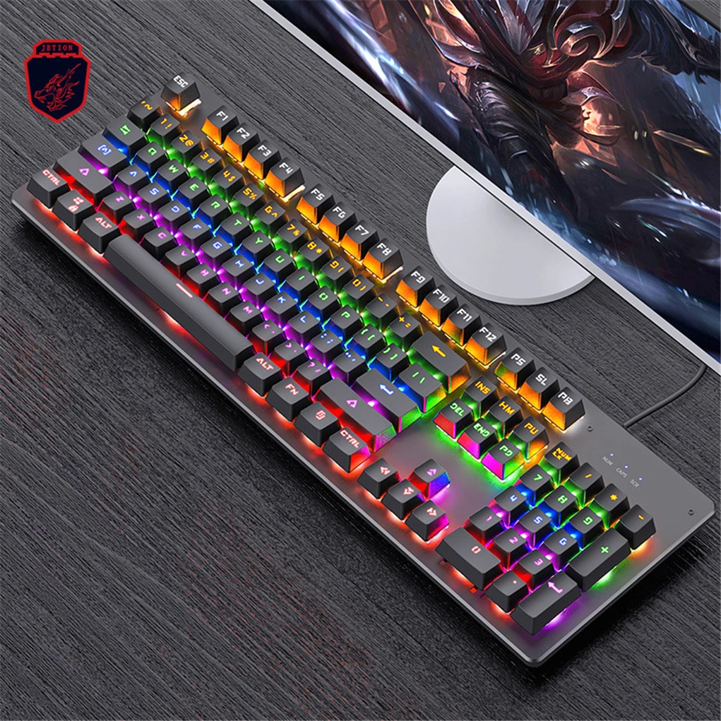 High Quality keyboard RGB lighting mechanical keyboard Ergonomic layout gaming keyboard