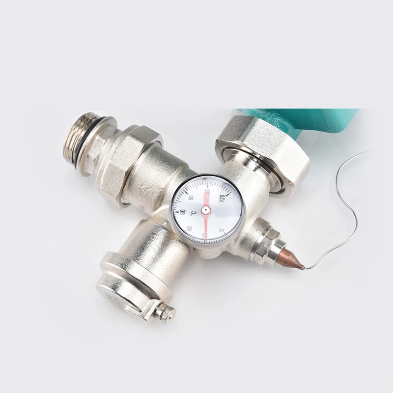 H1002 Series 1' Floor Heating Manifold Pump And Mixing Valve Set