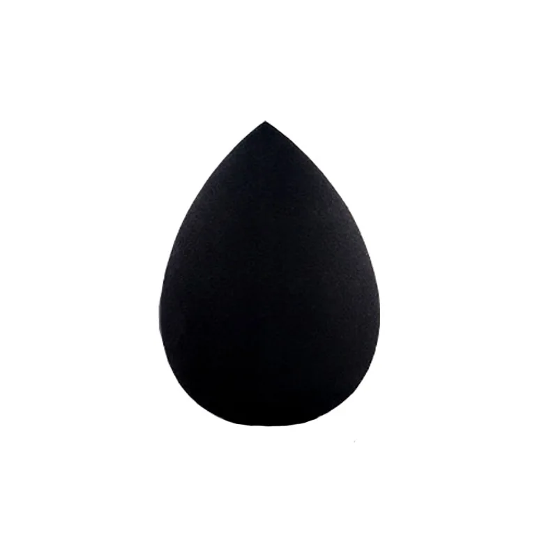 Custom Logo Black Makeup Sponge Wholesale Soft Non Latex Foundation Beauty Egg Makeup Sponge Blender Custom Packaging
