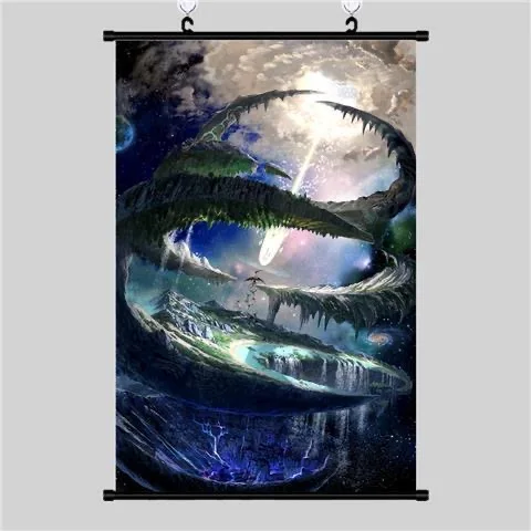 Hot Sale Wall Scroll Anime Fabric Print Custom Wall Scroll fabric
