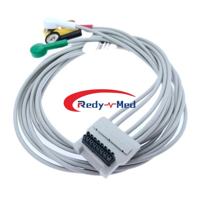 5 Lead Холтеру кабель совместим BTL-08 H600 рекордер