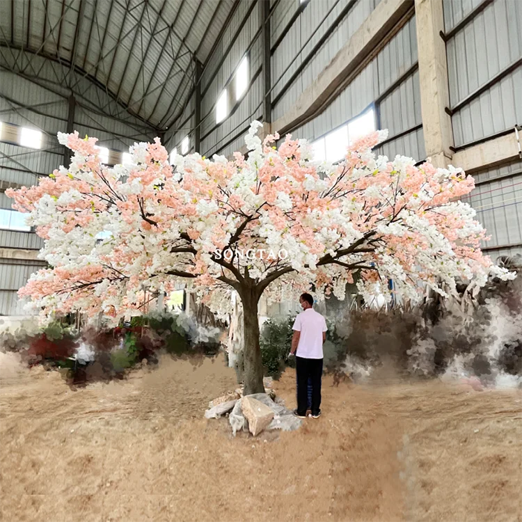 2022 japanese artificial indoor wedding party decoration fake cherry flower blossom arches tree