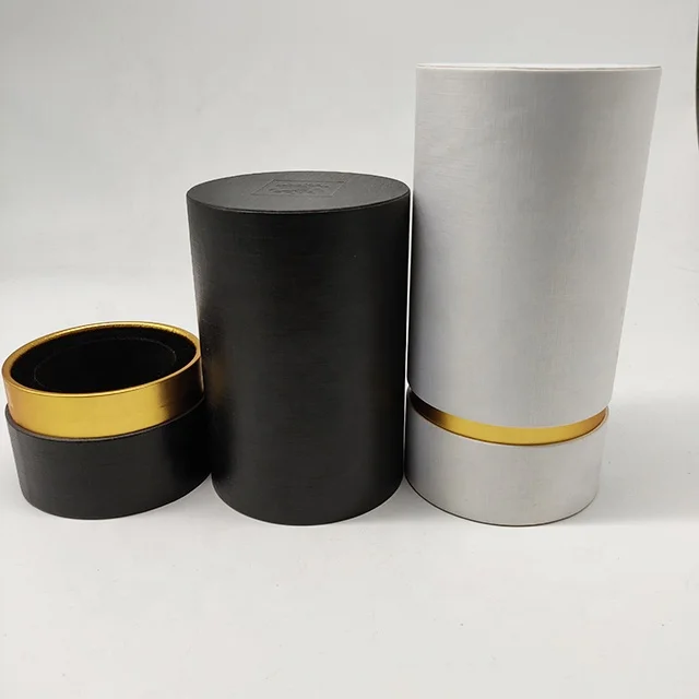 Индивидуальные косметические контейнеры, биоразлагаемая трубка из крафт-бумаги для упаковки парфюмерных бутылок объемом 100 мл, 50 мл