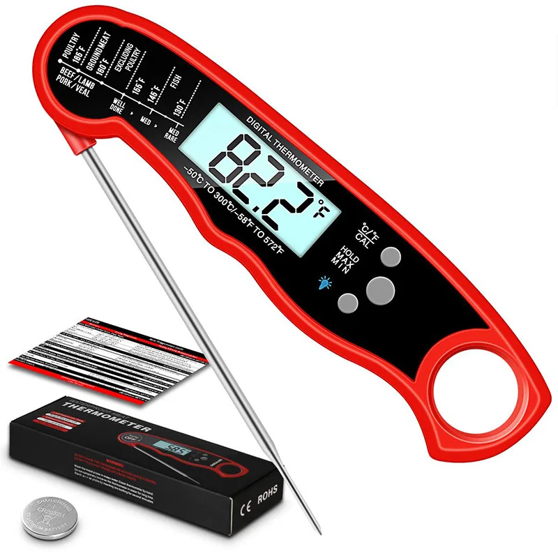 Amazon Best Seller Food Digital Thermometer for Cooking, Waterproof Meat Thermometer Digital BBQ Cooking Kitchen Thermometer