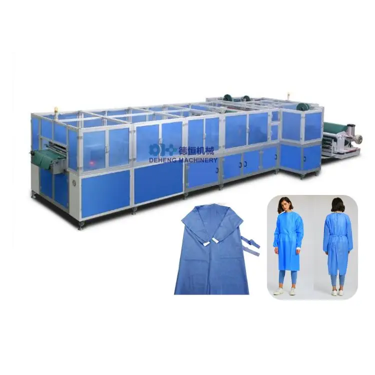 Milkon Isolation Gown Fabric Disposable Medical Non Woven Surgical Isolation Gowns Making Machine