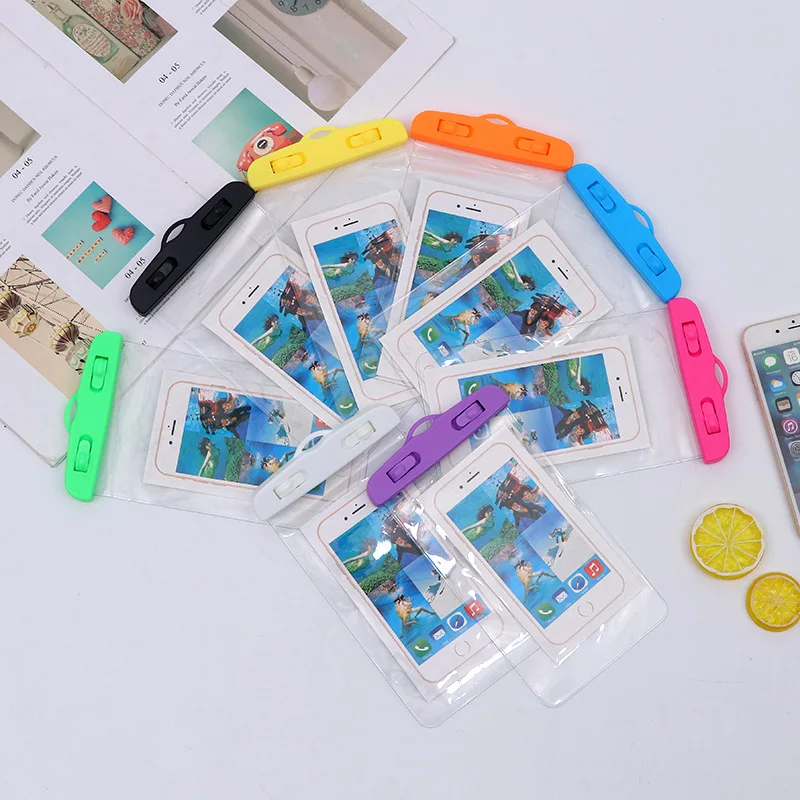 PVC Waterproof Phone Case Cover for Cell Phone Touchscreen Mobile Water Proof Pouch Bag With Strap for iPhones