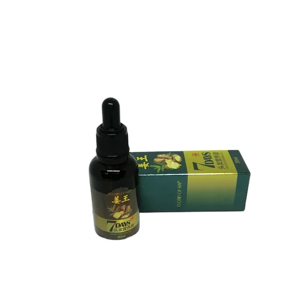 7 Days Ginger Germinal Hair Growth Oil Essential Oil Hair Loss Treatment for hair growth