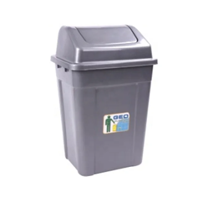 45 Liters 65 Liters Outdoor Large Size Recycle Trash Can Swing Lid Recycling Garbage Bin
