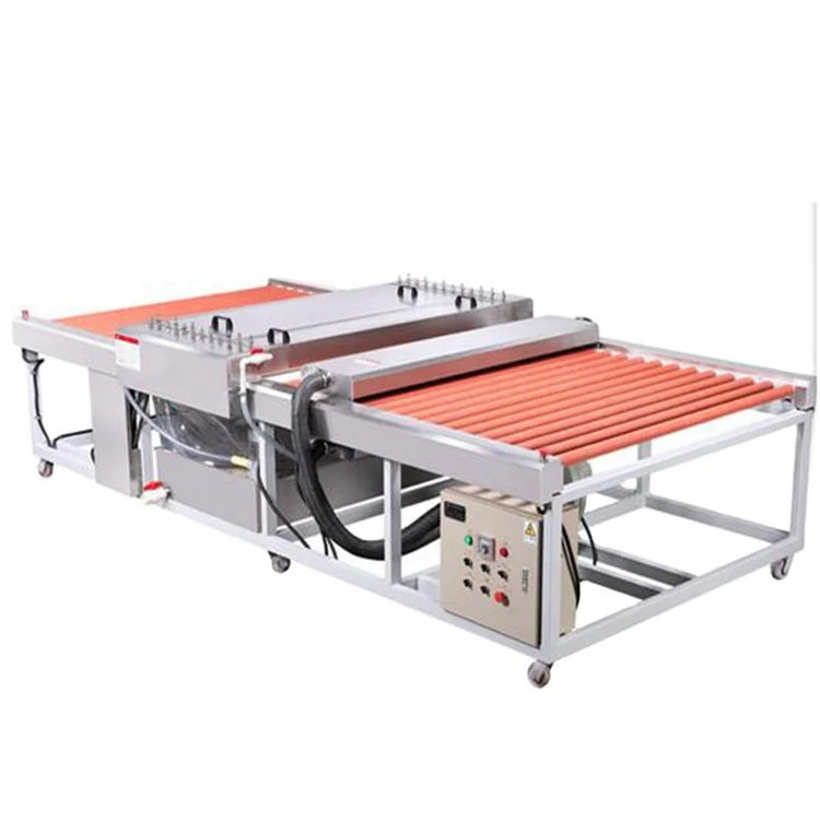 1600 CE Certification auto horizontal glass cleaning and drying washer glass washing machine
