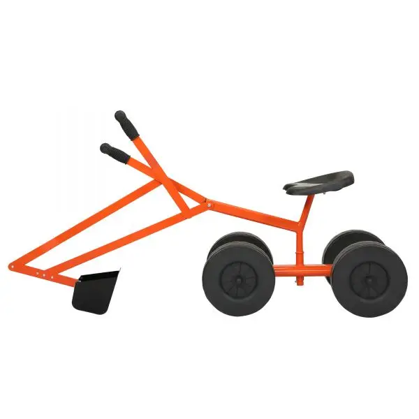 US warehouse Ride On Sand Digger Outdoor Kids Toys Working Crane with Big Dig Sandbox