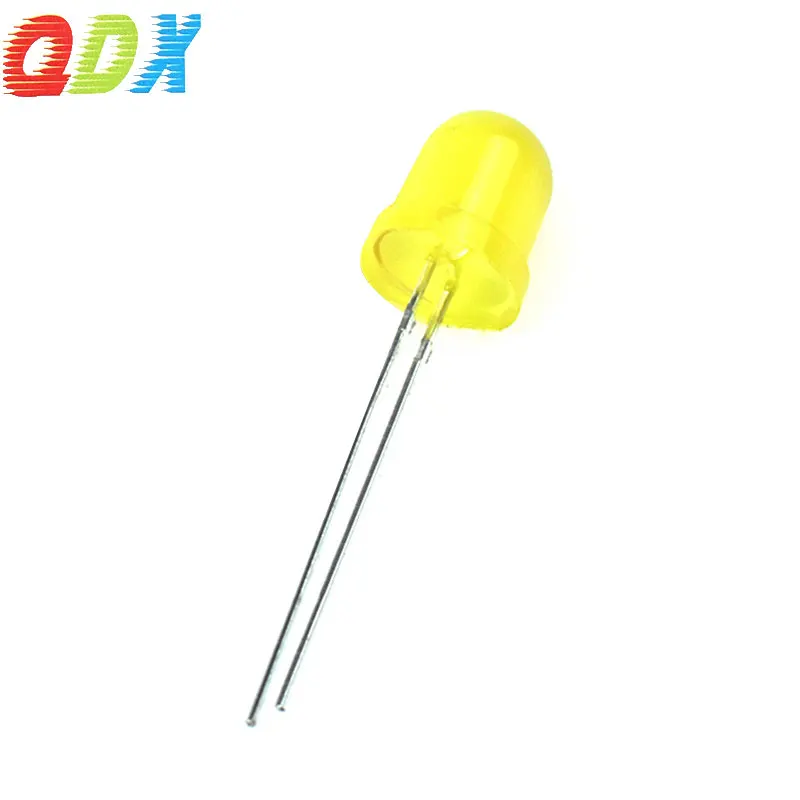 China Factory sales  led diode 10mm  yellow diffused super bright led diode  LED Encapsulation Series led module 500pcs/bag