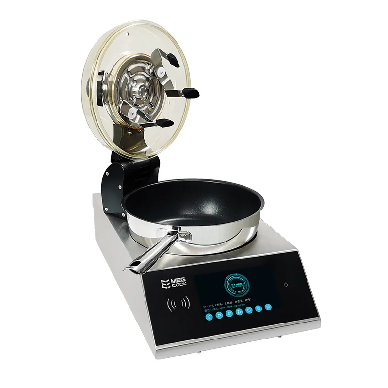 Megcook 4400W cooker robot machine for sale automatic instant ramen cooking machine stirrer for induction cooking