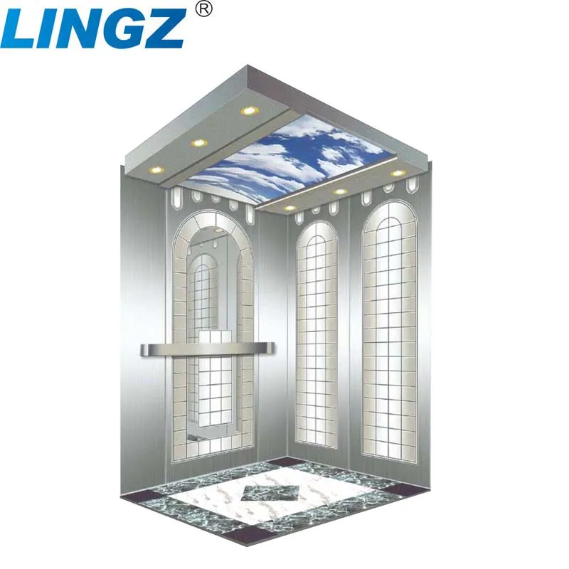 6 Person Passenger Elevator With Gearless Traction Machine