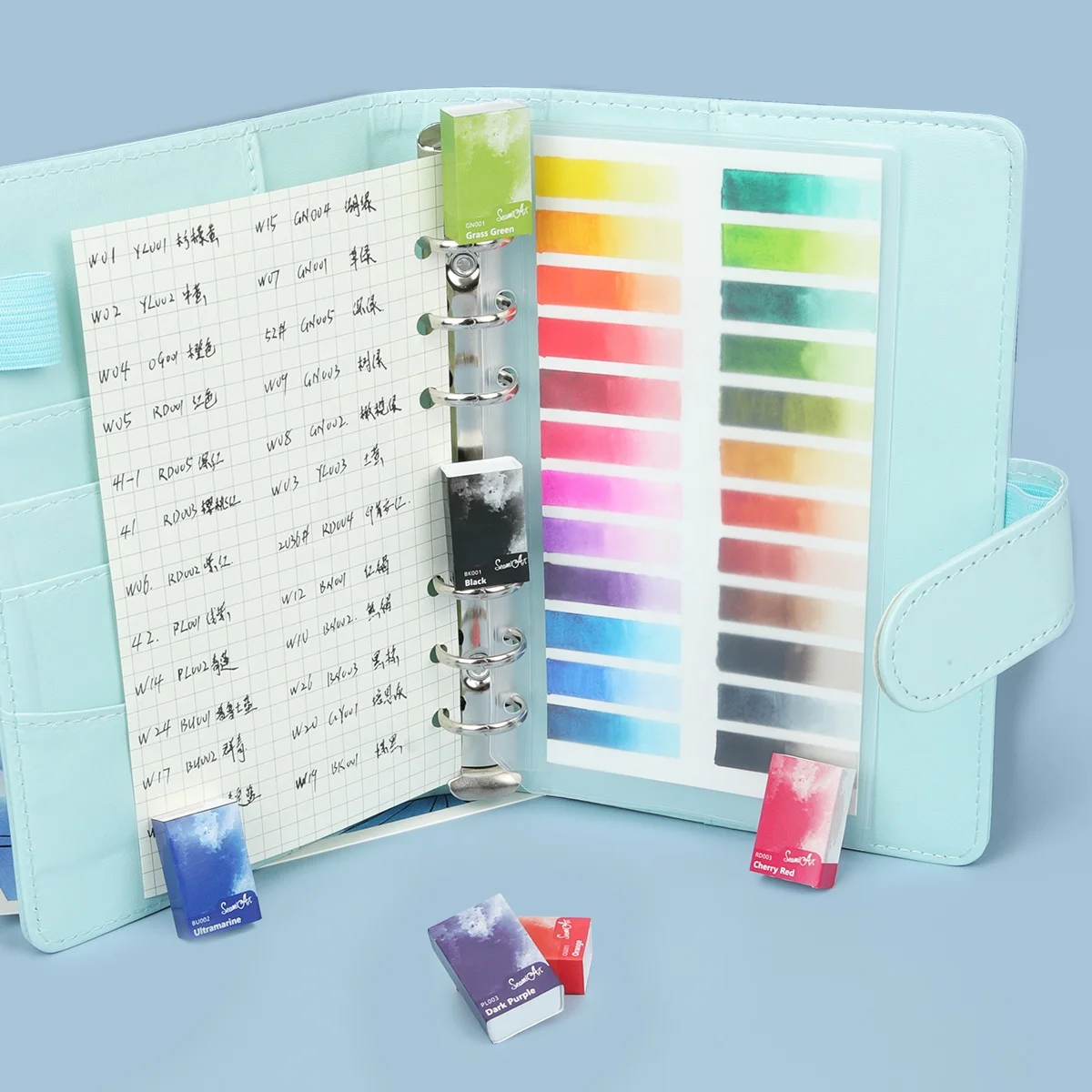 SeamiArt individual package full pan solid watercolor pan professional grade watercolor paint