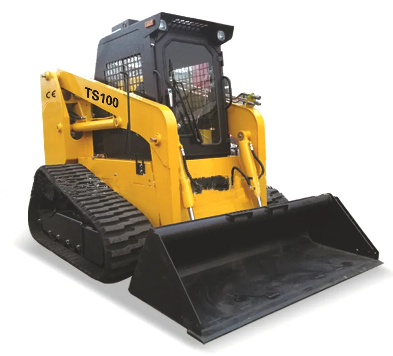 Weichai 100HP Crawler Skid Loader TS100 1-Year Warranty 2 Ton Load Capacity Multi-functional Features Track Skid Steer Loader