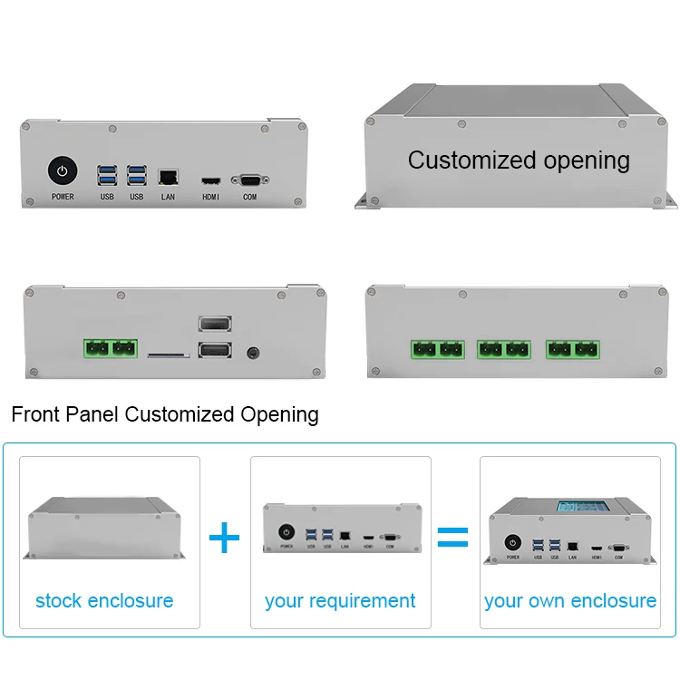 GOF Extrusion Box Aluminum Instrument Die Casting AMP Enclosure Power Bank Monitor Housing