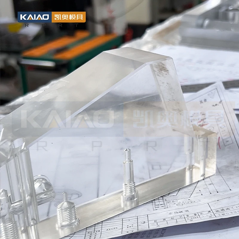 KAIAO PMMA Translucency Blow Molding Carbon Fiber Glass Fibre Resin Plastic Machining Laser Engraving Gear Model Toys
