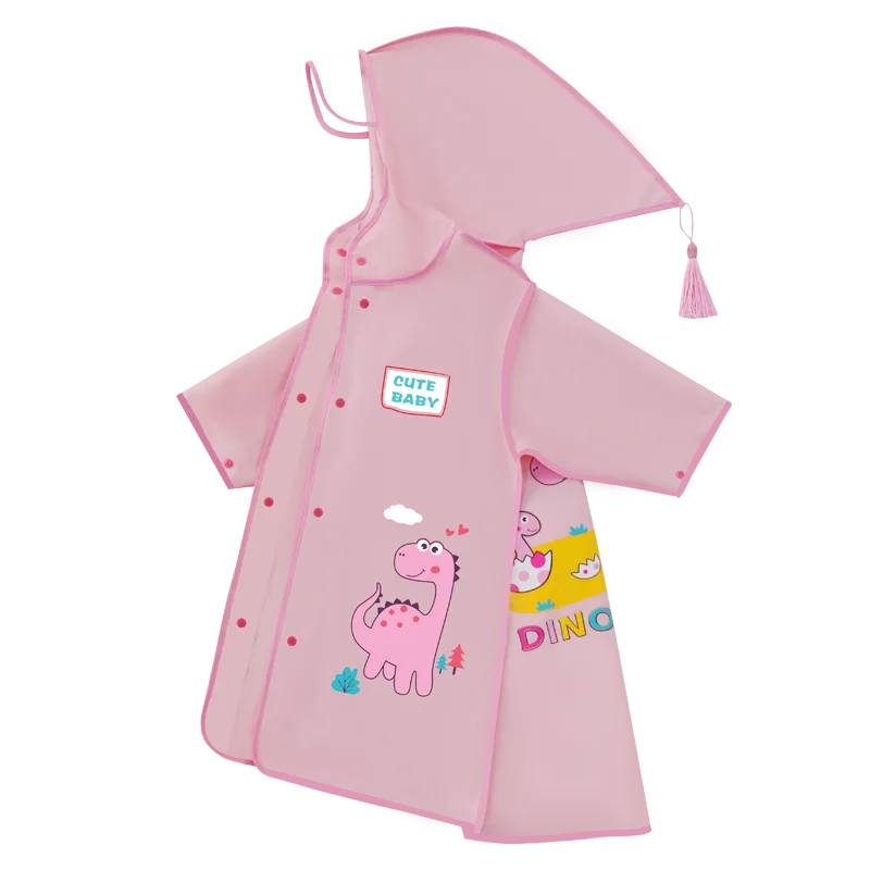 High Quality Eco-friendly EVA Comfortable Kids Waterproof Raincoat Wholesaler Cartoon RAINWEAR Rain Coat Waterproof Poncho
