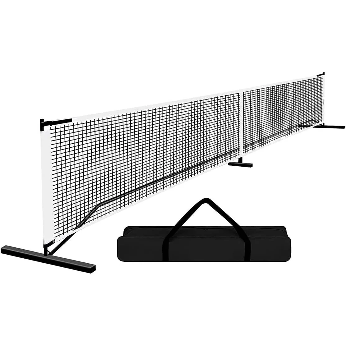 Pickleball Net Portable Outdoor 22 FT Pickleball Nets USAPA Regulation Full Size Pickle Ball Game Net System with Carrying Bag
