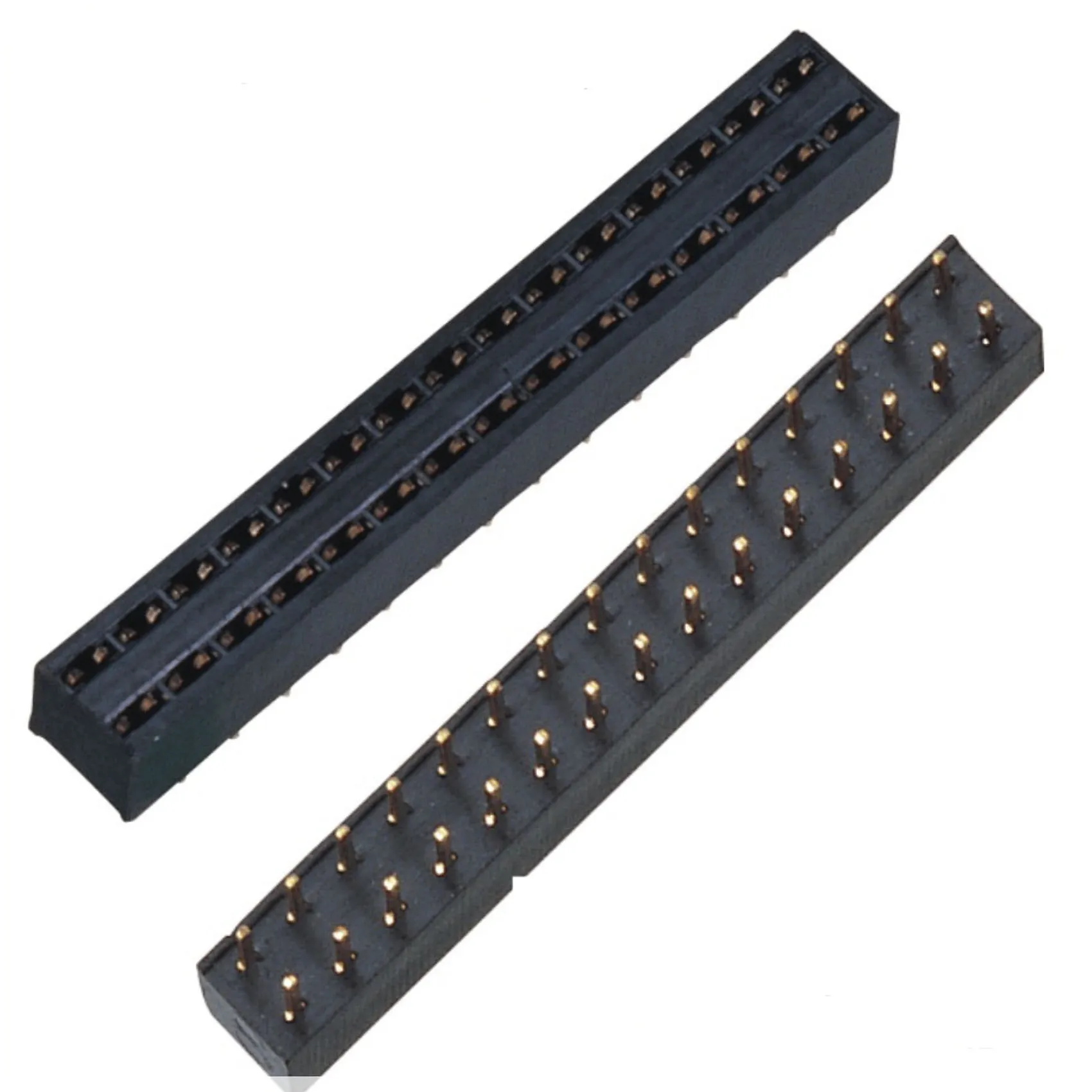 Wholesale Connectors Vertical Smt Double Plastics 1p-40p 2-54mm-dip in Pin Female Header